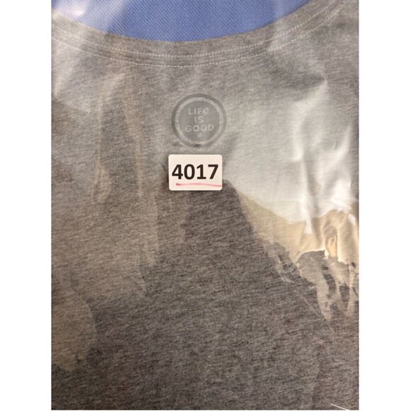 Life is Good Funny Dog Every Breath You Take Spoof T-shirt Women's Size S Gray - Picture 8 of 8